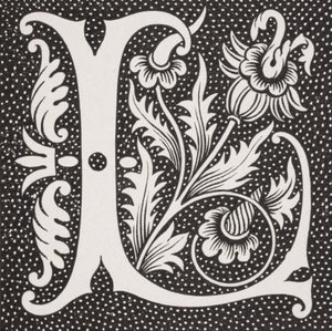 Lettre décorée 